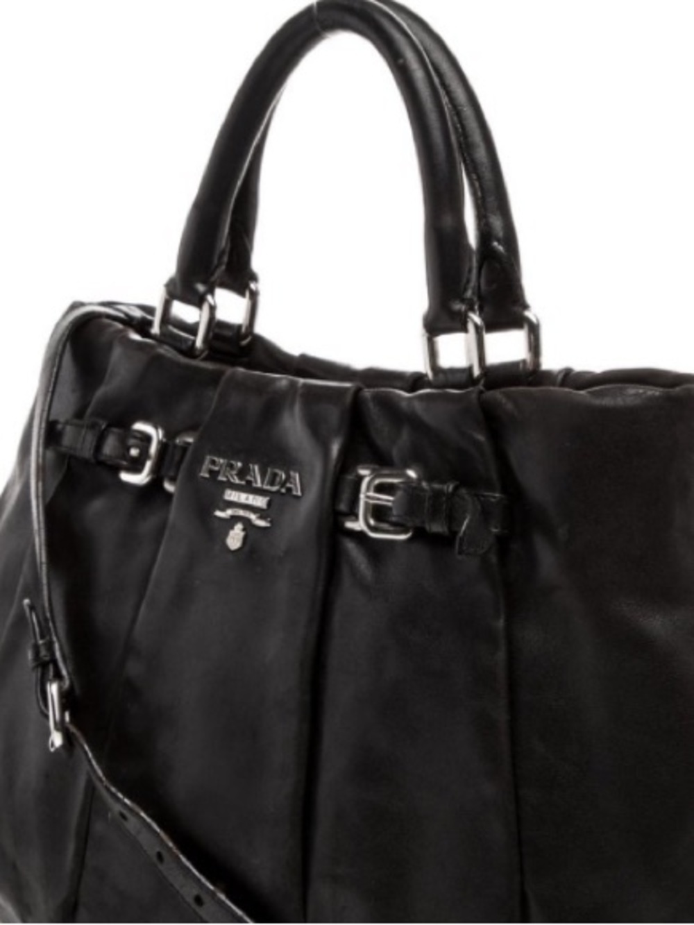 Prada! Black soft buttery Leather
Handbag! Offers always welcome!⭐️ - Picture 2 of 14